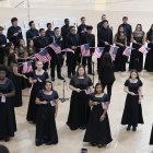 The Lemoore Choral Program is always an important part of the school's Patriotic Concert.